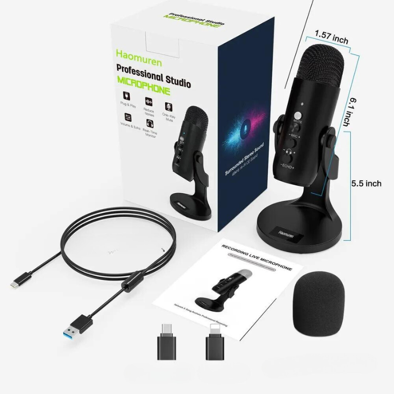 Micrófono Condensador USB