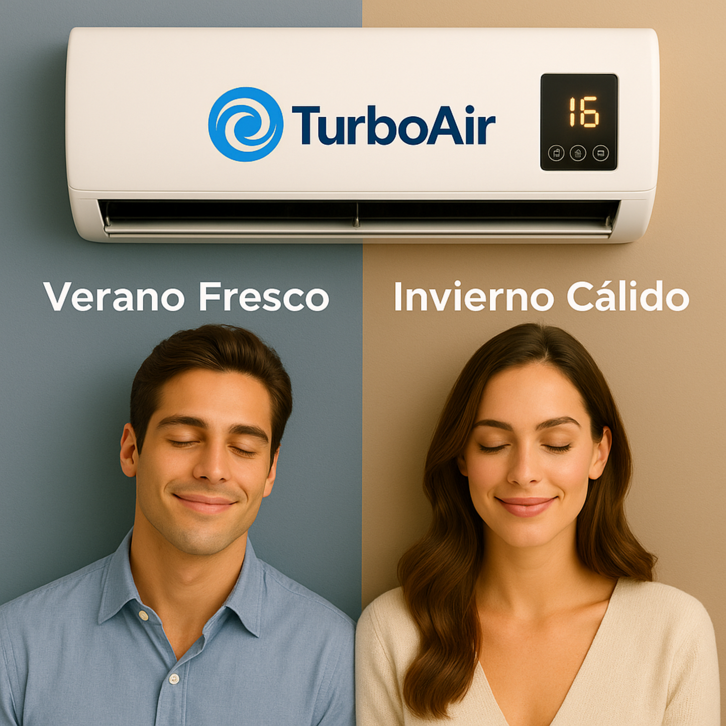 Turbo Air - Aire Acondicionado Portátil [Enfría y Calienta]