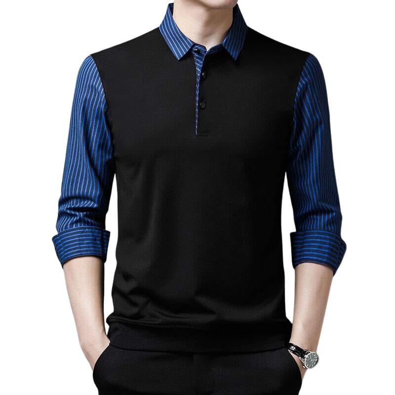 Camisa Masculina con Rayas Contemporary