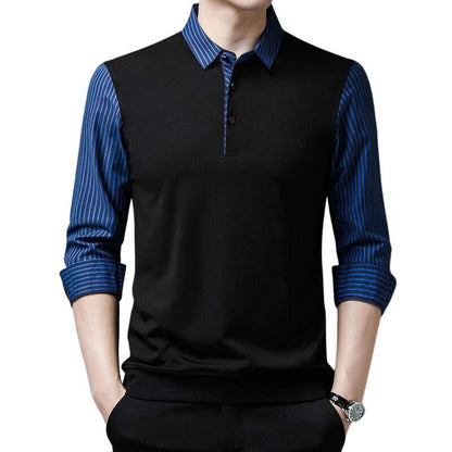 Camisa Masculina con Rayas Contemporary