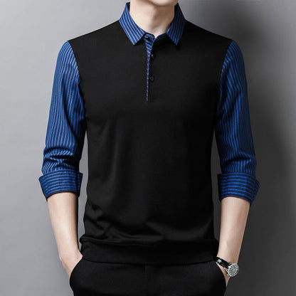 Camisa Masculina con Rayas Contemporary