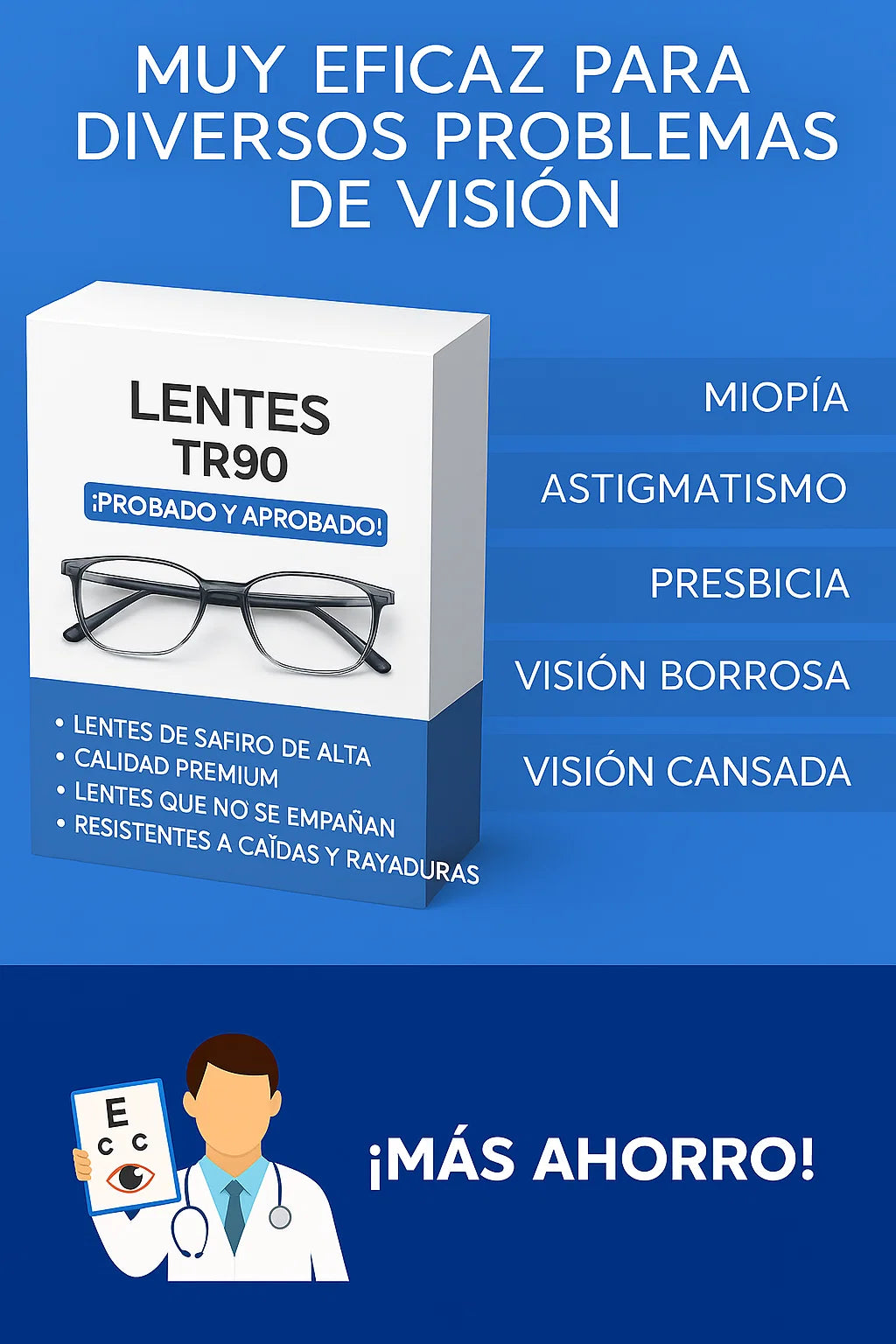 Lentes TR90 – Resistentes y multifocales